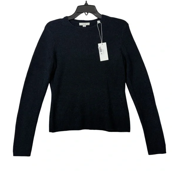 Vince $345 soft boucle silk cashmere long sleeve crewneck sweater‎ M - Picture 2 of 12